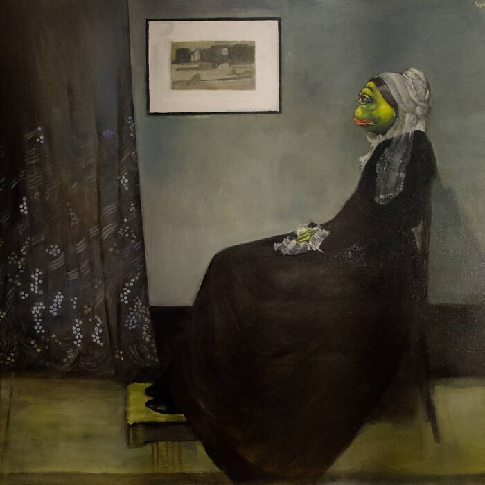 40 Renowned Art Pieces Replicated By This Artist But With Pepe The Frog As The Face 40 Renowned Art Pieces Replicated By This Artist But With Pepe The Frog As The Face