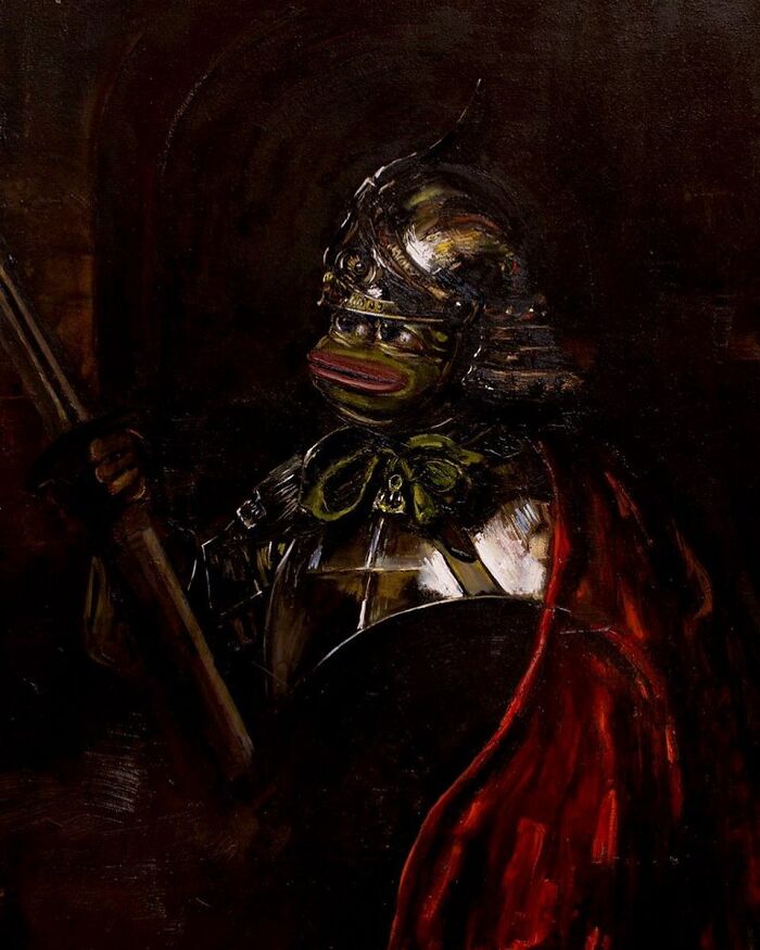 40 Renowned Art Pieces Replicated By This Artist But With Pepe The Frog As The Face 40 Renowned Art Pieces Replicated By This Artist But With Pepe The Frog As The Face