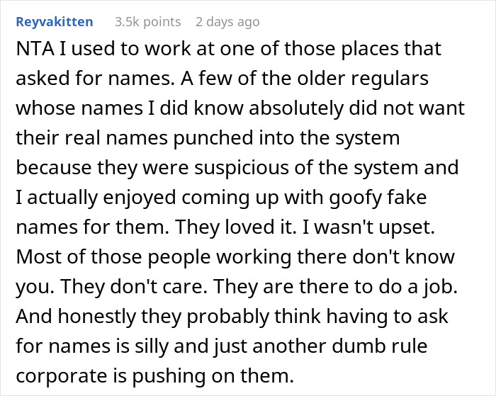Woman Flips Out When She Finds Out Her BF Uses A Fake Name At Coffee Shops To Feel More Comfortable Woman Flips Out When She Finds Out Her BF Uses A Fake Name At Coffee Shops To Feel More Comfortable