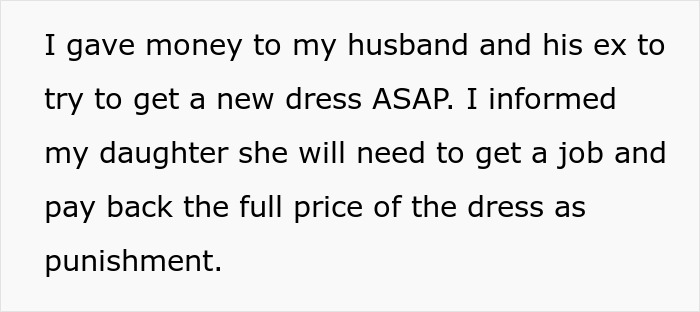 Teen Destroys Stepsister’s Expensive Dress Out Of Petty Jealousy, Mom Makes It A Teaching Moment Teen Destroys Stepsister’s Expensive Dress Out Of Petty Jealousy, Mom Makes It A Teaching Moment