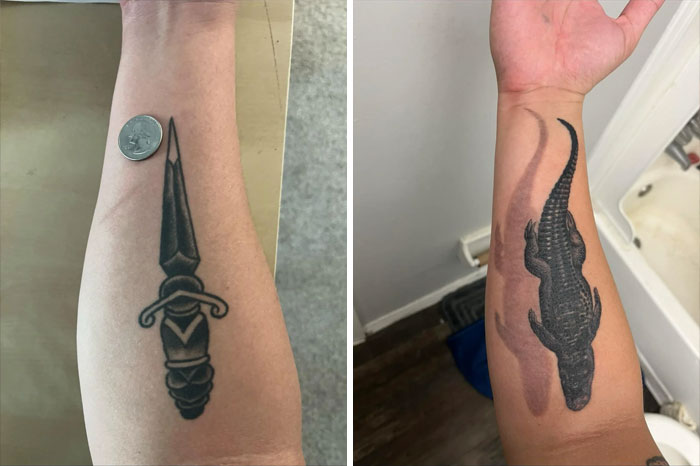 30 Before & After Pics Of Terrible Tattoos Getting Fixed, As Shared In This Online Group 30 Before & After Pics Of Terrible Tattoos Getting Fixed, As Shared In This Online Group