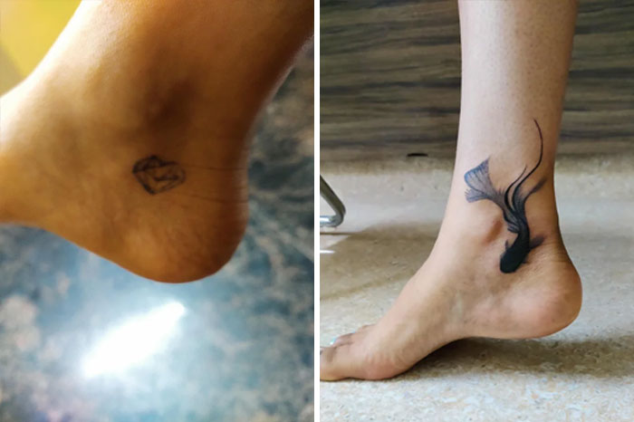 30 Before & After Pics Of Terrible Tattoos Getting Fixed, As Shared In This Online Group 30 Before & After Pics Of Terrible Tattoos Getting Fixed, As Shared In This Online Group