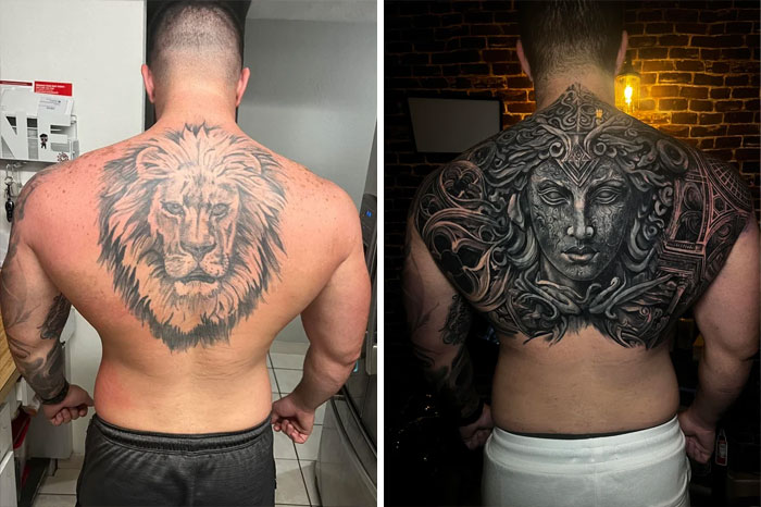 30 Before & After Pics Of Terrible Tattoos Getting Fixed, As Shared In This Online Group 30 Before & After Pics Of Terrible Tattoos Getting Fixed, As Shared In This Online Group