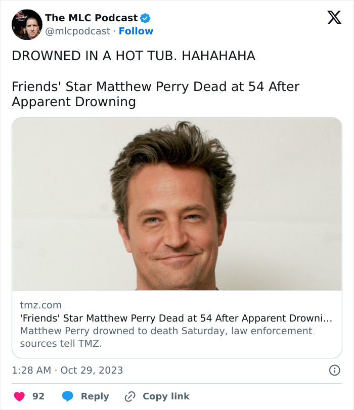 “Am I Trending Yet?”: Ex-SNL Comedian Kevin Brennan Posts Heartless Jokes About Matthew Perry “Am I Trending Yet?”: Ex-SNL Comedian Kevin Brennan Posts Heartless Jokes About Matthew Perry