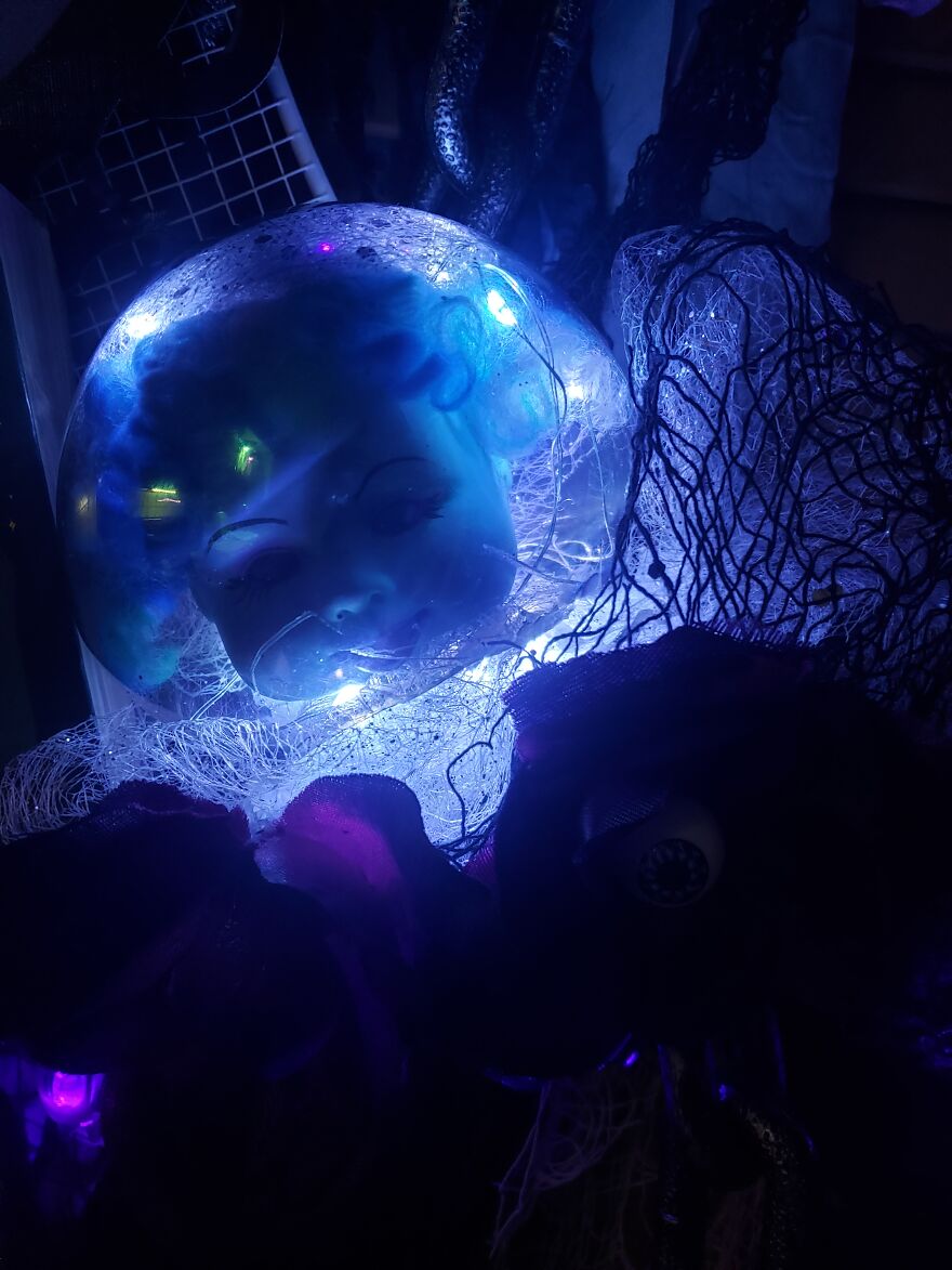 I Made Madam Leota Crystal Ball And Haunted Mansion Wreaths I Made Madam Leota Crystal Ball And Haunted Mansion Wreaths