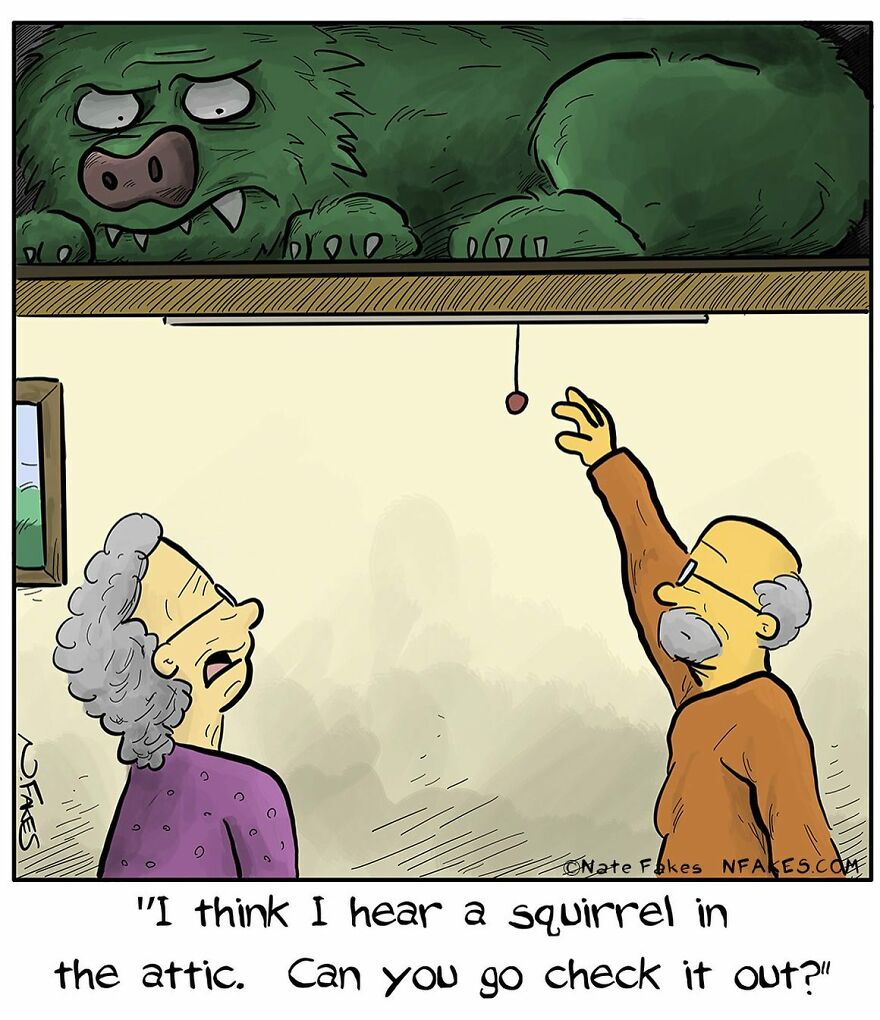 This Comics Artist Makes People Laugh With Single-Panel Jokes, And Here’s The Halloween Edition (50 Pics) This Comics Artist Makes People Laugh With Single-Panel Jokes, And Here’s The Halloween Edition (50 Pics)