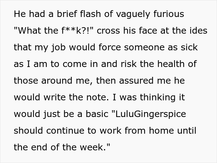 &ldquo;Tale As Old As Capitalism&rdquo;: Ill Woman Maliciously Complies After Boss Demands A Doctor’s Note