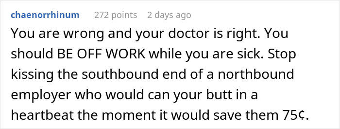 &ldquo;Tale As Old As Capitalism&rdquo;: Ill Woman Maliciously Complies After Boss Demands A Doctor’s Note