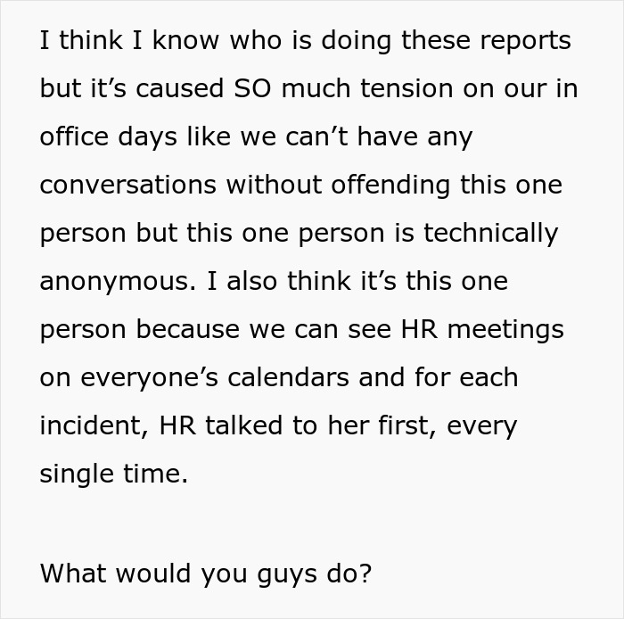 Employees Discuss Their Cultures, One Coworker Constantly Gets Offended, Reports Everything To HR Employees Discuss Their Cultures, One Coworker Constantly Gets Offended, Reports Everything To HR