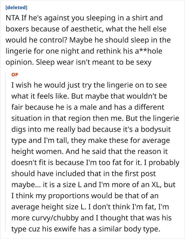 Man “Sick To His Stomach” After GF Changes Out Of Lingerie To Sleep In Comfy PJ’s Man “Sick To His Stomach” After GF Changes Out Of Lingerie To Sleep In Comfy PJ’s