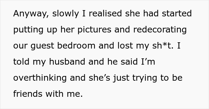Woman Is Shocked When SIL Starts Moving Her Stuff Into Their Guest Bedroom, Kicks Her Out Woman Is Shocked When SIL Starts Moving Her Stuff Into Their Guest Bedroom, Kicks Her Out