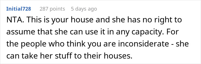 Woman Is Shocked When SIL Starts Moving Her Stuff Into Their Guest Bedroom, Kicks Her Out Woman Is Shocked When SIL Starts Moving Her Stuff Into Their Guest Bedroom, Kicks Her Out