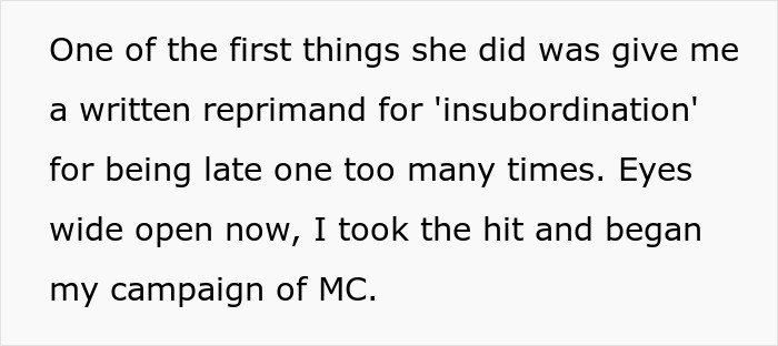 Person Sticks To Schedule After Being Reprimanded For Being Late, Company Has To Hire 3 New People Person Sticks To Schedule After Being Reprimanded For Being Late, Company Has To Hire 3 New People