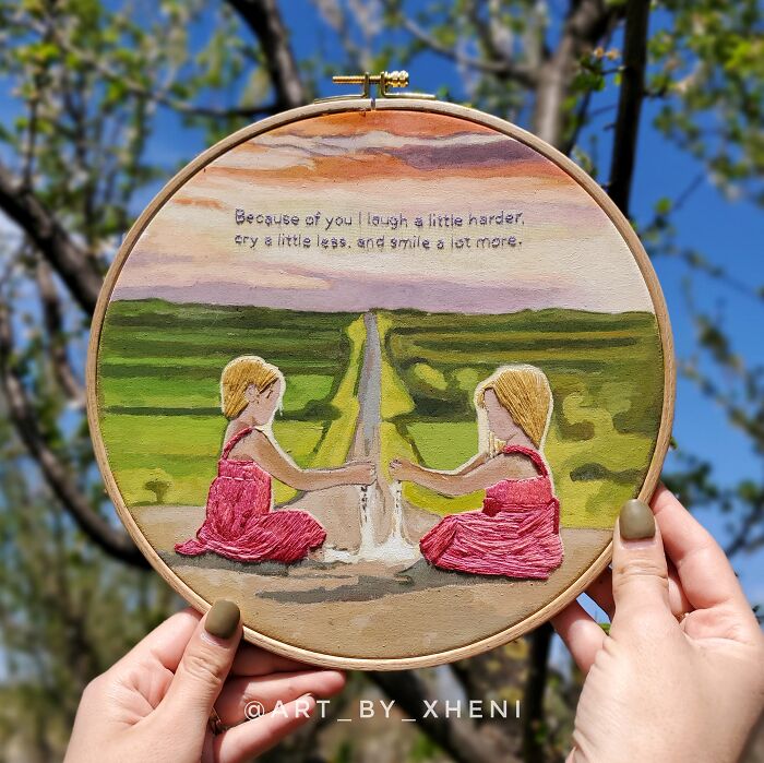 I Am An Embroidery Artist Who Captures Entire Landscapes And People’s Portraits In My Artworks (25 Pics) I Am An Embroidery Artist Who Captures Entire Landscapes And People’s Portraits In My Artworks (25 Pics)