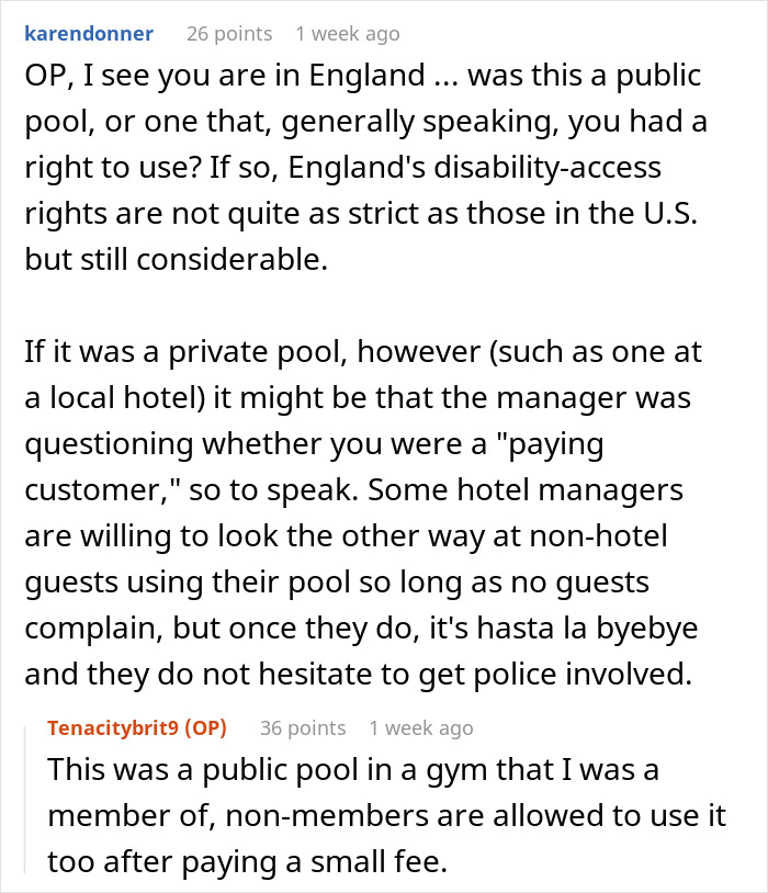 Man Forced To Explain To Police Why He’s At The Pool After Entitled Dad Thinks The Worst Of Him Man Forced To Explain To Police Why He’s At The Pool After Entitled Dad Thinks The Worst Of Him