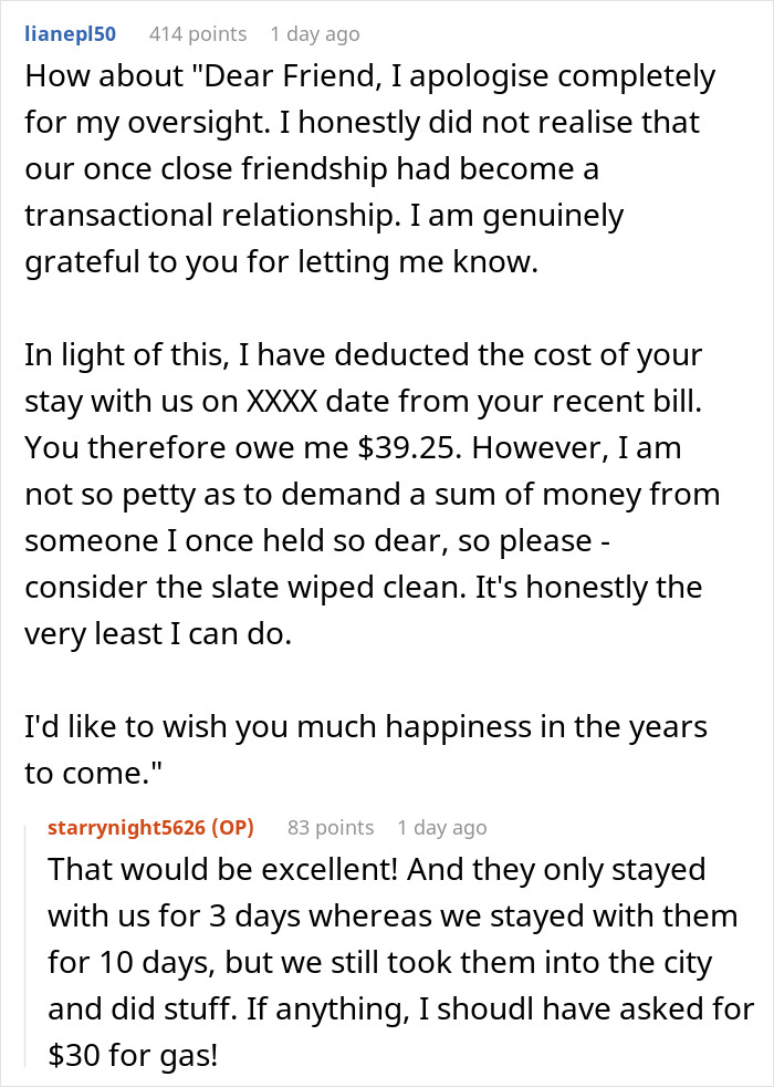 Woman Shocked To Get A List Of Everything She Owes Her Friend After Visiting Woman Shocked To Get A List Of Everything She Owes Her Friend After Visiting