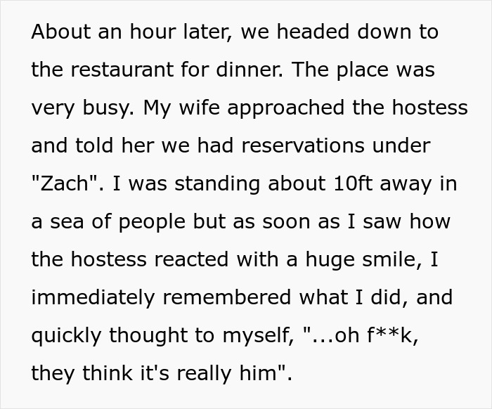 Man Named Zach Lives To Regret His Funny Prank Of Making A Reservation As The ‘Zach Galifianakis’ Man Named Zach Lives To Regret His Funny Prank Of Making A Reservation As The ‘Zach Galifianakis’