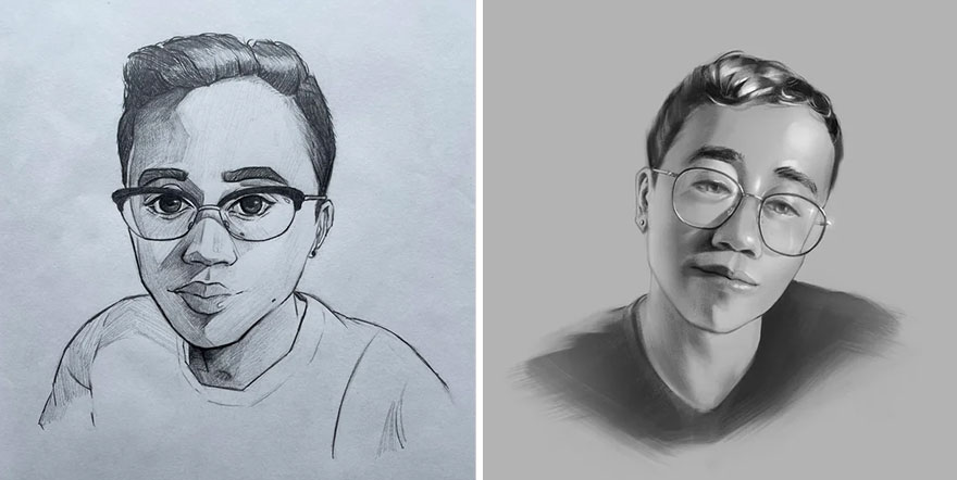 30 Times Artists Shared Their Work Online Proving They Worked Hard On Improving Their Skills