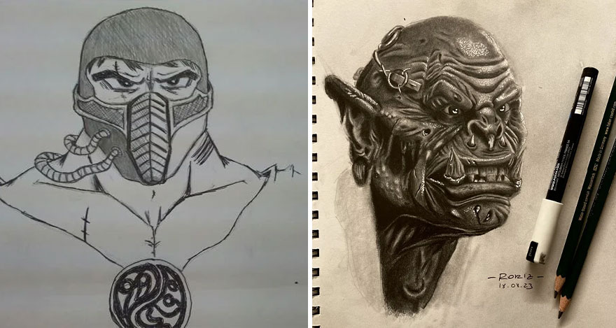 30 Times Artists Shared Their Work Online Proving They Worked Hard On Improving Their Skills