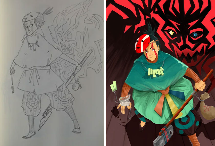 30 Times Artists Shared Their Work Online Proving They Worked Hard On Improving Their Skills