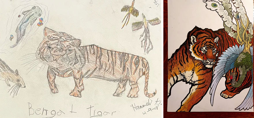 30 Times Artists Shared Their Work Online Proving They Worked Hard On Improving Their Skills