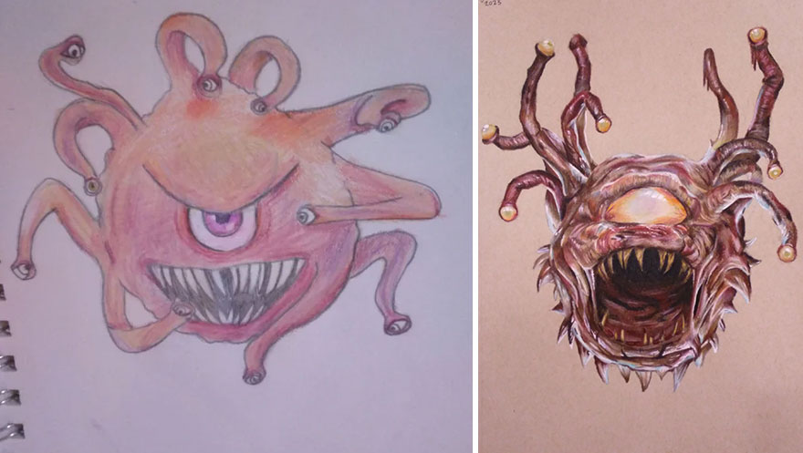 30 Times Artists Shared Their Work Online Proving They Worked Hard On Improving Their Skills