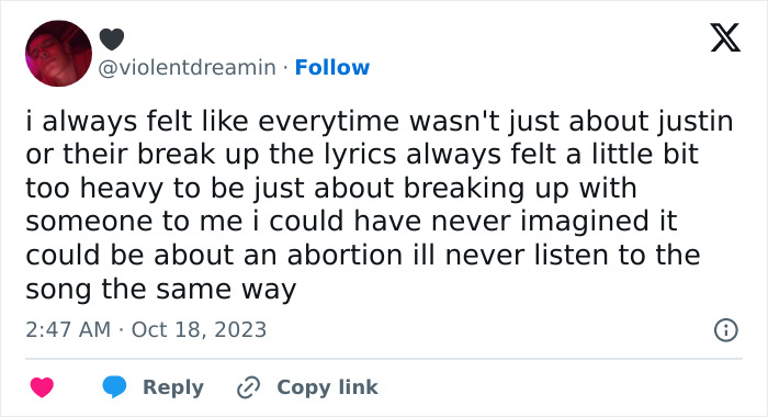 Justin Timberlake Is “Trying Not To Concern Himself” With Britney Following News Of Terminated Pregnancy Justin Timberlake Is “Trying Not To Concern Himself” With Britney Following News Of Terminated Pregnancy