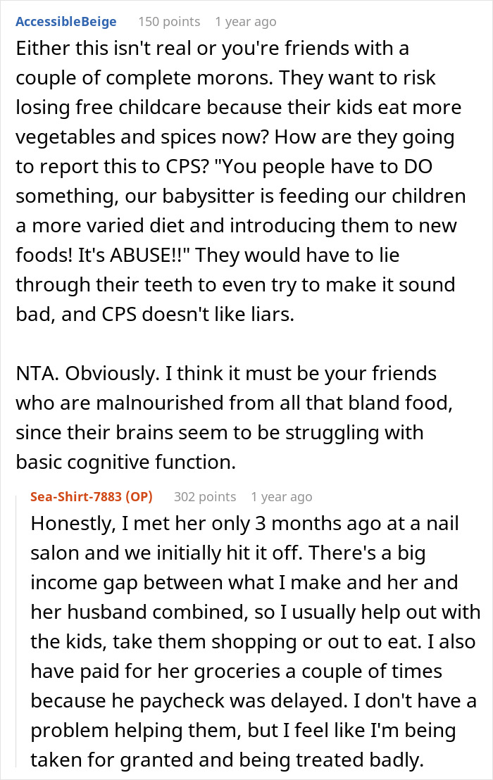 Mom Says Her Friend Who Babysits Her 3 Kids For Free Is “Poisoning” And “Starving” Them Mom Says Her Friend Who Babysits Her 3 Kids For Free Is “Poisoning” And “Starving” Them