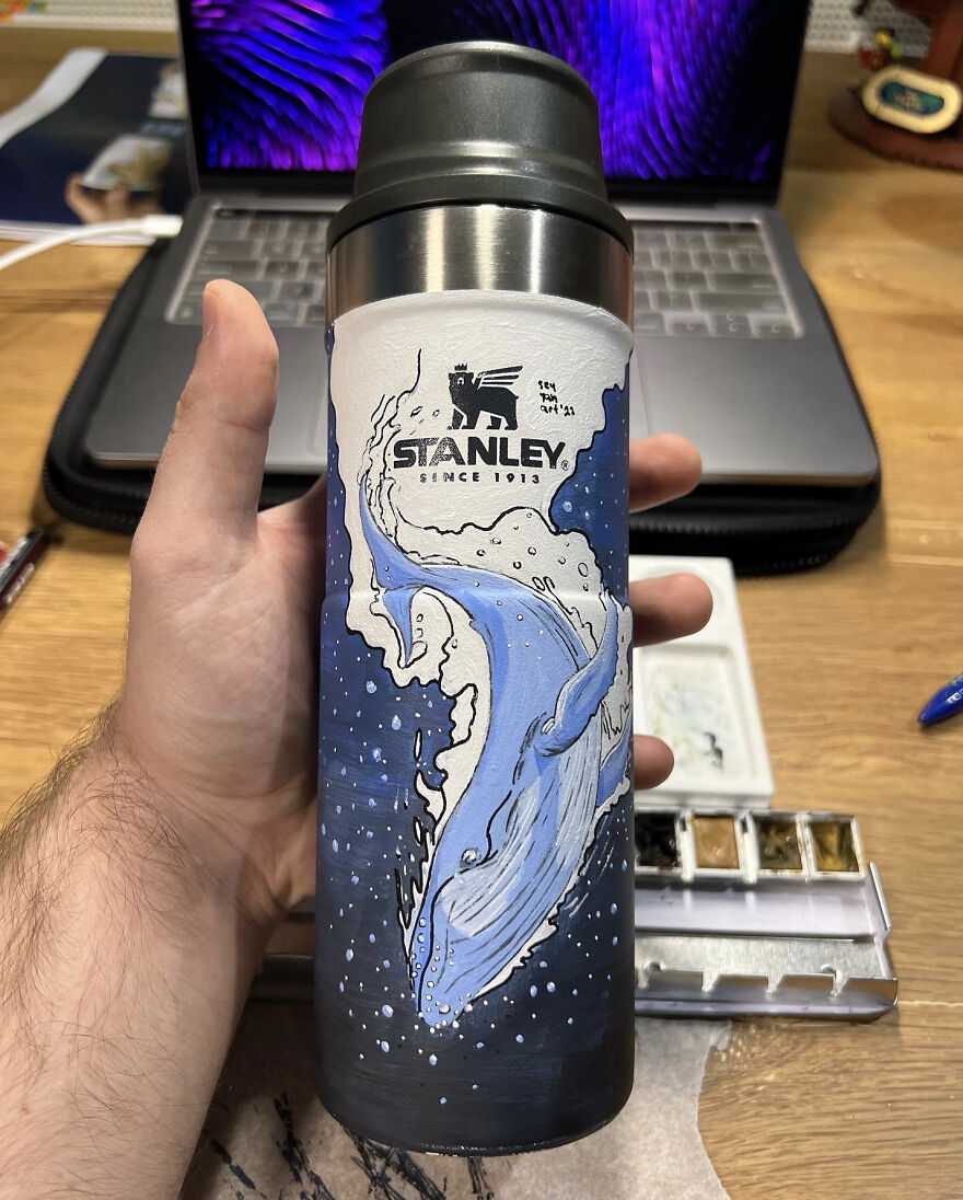 13 Realistic Drawings I Created On ‘Stanley’ Thermoses 13 Realistic Drawings I Created On ‘Stanley’ Thermoses