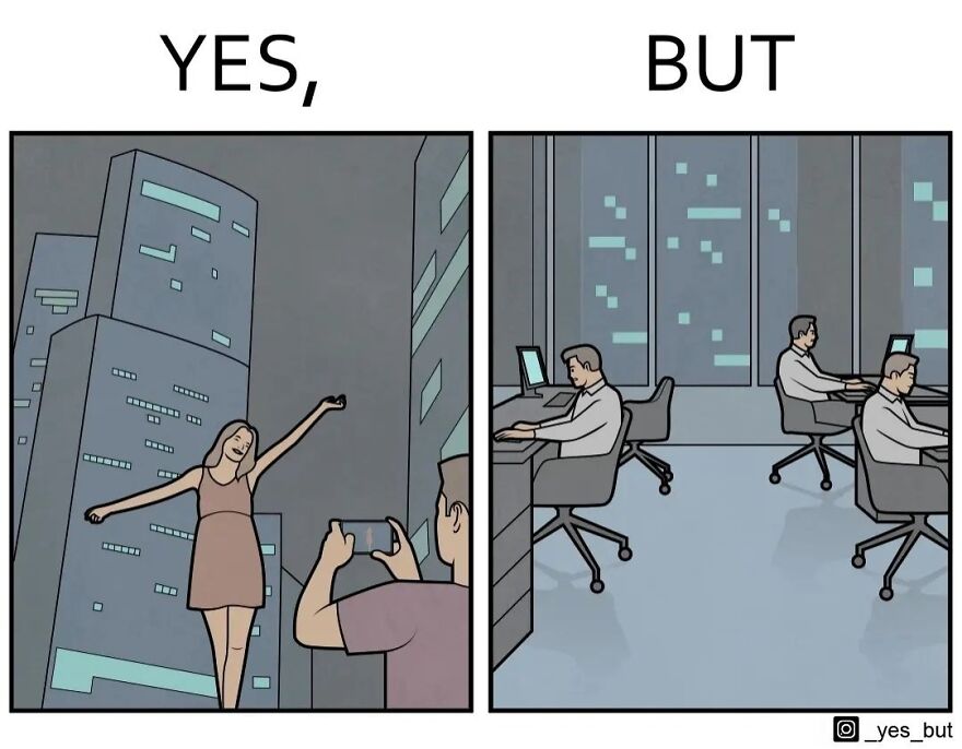 In His Series “Yes, But” This Illustrator Explores The Irony Of Our Daily Contradictions (31 New Pics) In His Series “Yes, But” This Illustrator Explores The Irony Of Our Daily Contradictions (31 New Pics)