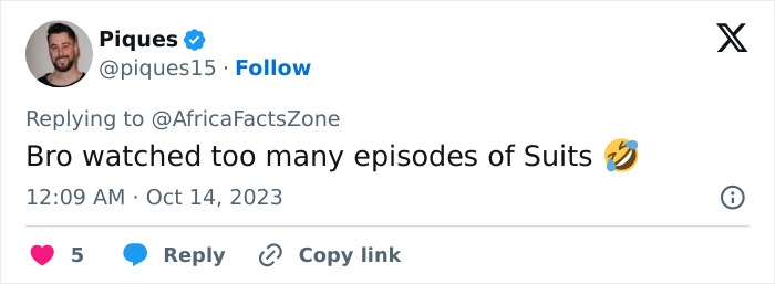 “Bro Watched Too Many Episodes Of Suits”: Man Who ‘Faked’ Being A Lawyer Wins All 26 Cases “Bro Watched Too Many Episodes Of Suits”: Man Who ‘Faked’ Being A Lawyer Wins All 26 Cases