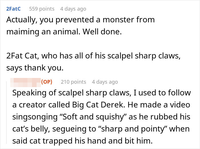 “I Thwarted This Attempt”: Woman Calls Shelter To Stop Ex-Friend From Adopting Kitten