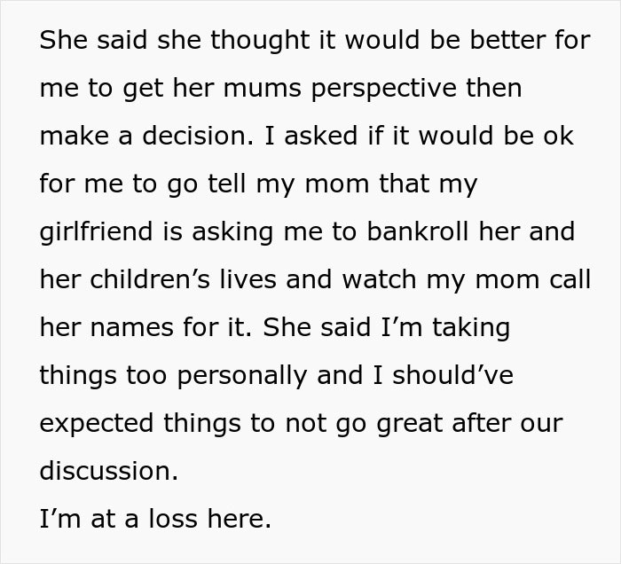 “Am I The Jerk For Not Allowing My Girlfriend To Be A Stay-At-Home Mom To Her Kids?” “Am I The Jerk For Not Allowing My Girlfriend To Be A Stay-At-Home Mom To Her Kids?”