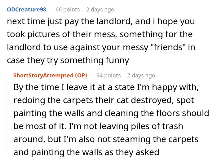 Person Lets Karma Do The Work After Leaving Home Complete Mess For Landlord To Find