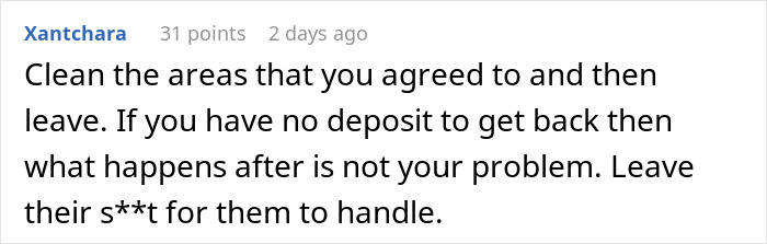 Person Lets Karma Do The Work After Leaving Home Complete Mess For Landlord To Find