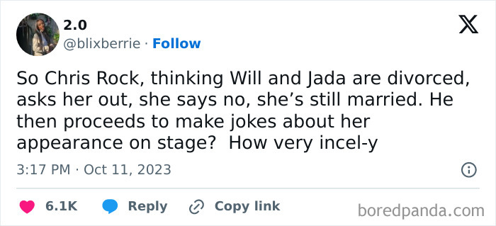 “Chris Rock Was Slapped For Nothing”: Fans React To Jada Pinkett And Will Smith’s Separation “Chris Rock Was Slapped For Nothing”: Fans React To Jada Pinkett And Will Smith’s Separation