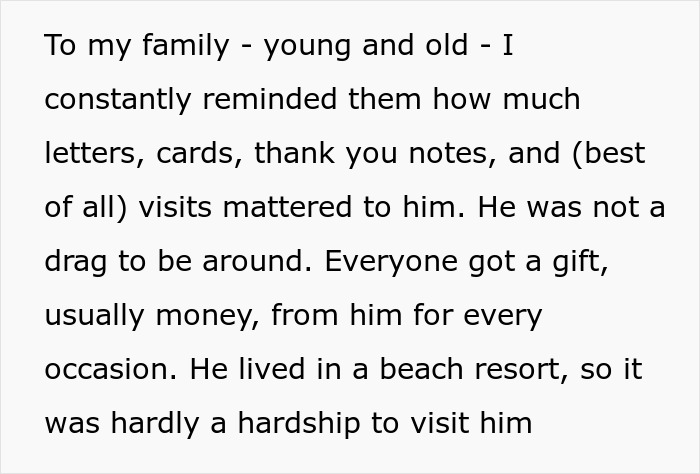 “$2,000 For Every Day Visit”: Woman Expects Backlash After She Cleverly Divides Dad’s Inheritance “$2,000 For Every Day Visit”: Woman Expects Backlash After She Cleverly Divides Dad’s Inheritance