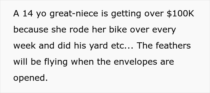 “$2,000 For Every Day Visit”: Woman Expects Backlash After She Cleverly Divides Dad’s Inheritance “$2,000 For Every Day Visit”: Woman Expects Backlash After She Cleverly Divides Dad’s Inheritance