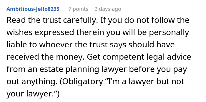 “$2,000 For Every Day Visit”: Woman Expects Backlash After She Cleverly Divides Dad’s Inheritance “$2,000 For Every Day Visit”: Woman Expects Backlash After She Cleverly Divides Dad’s Inheritance