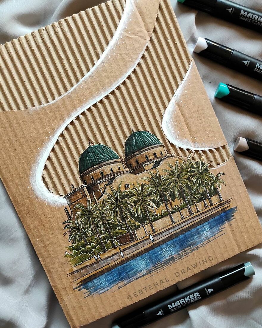 Here Are 26 3D Building Cardboard Artworks Made By This Student Of Architecture Here Are 26 3D Building Cardboard Artworks Made By This Student Of Architecture