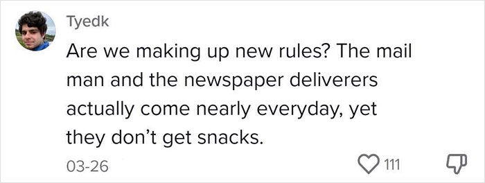 Amazon Driver Says Customers Should Put Out Snacks, People Don’t Think It Should Be Expected Amazon Driver Says Customers Should Put Out Snacks, People Don’t Think It Should Be Expected