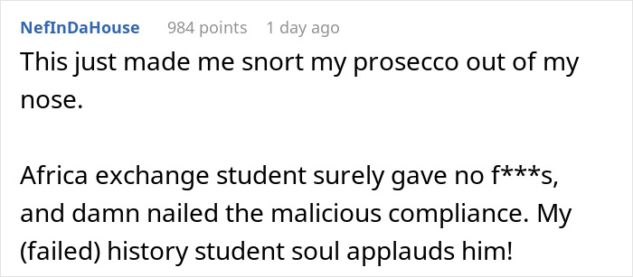 &#8220;Written In Either German Or Latin&#8221;: Exchange Student Maliciously Complies