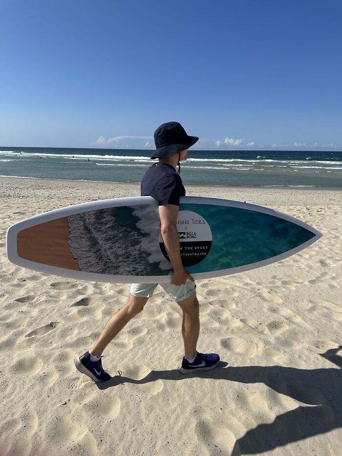 I Travelled 10,000 Miles To Deliver A Custom Surfboard To The Billabong Headquarters
