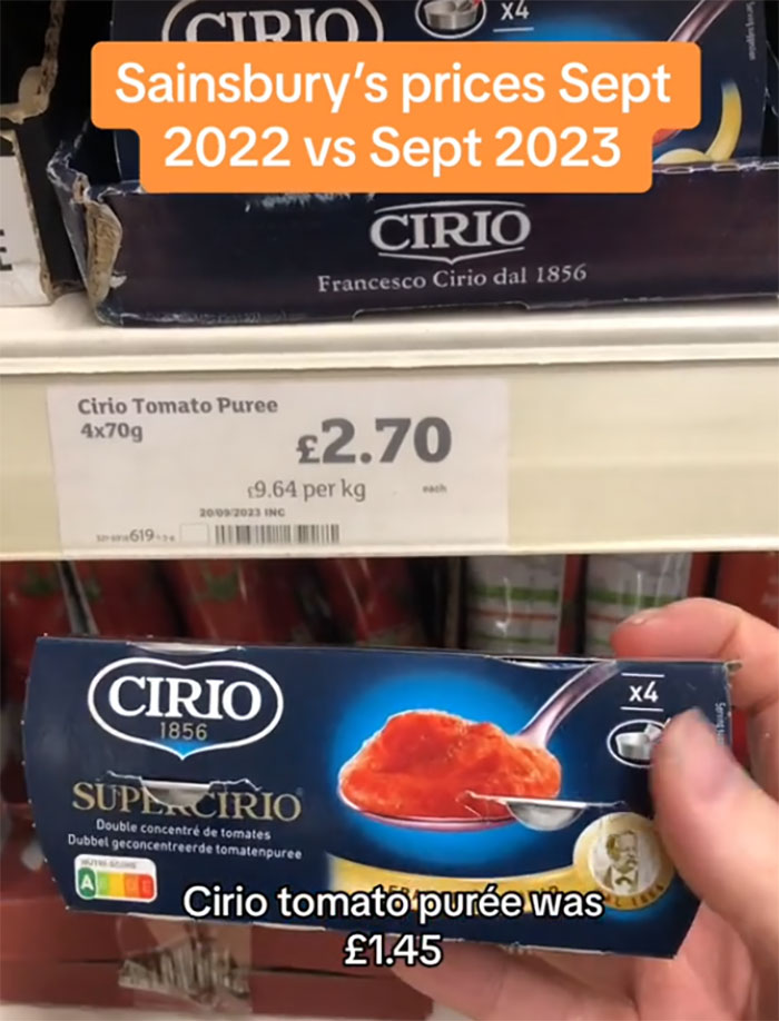 “25% Inflation Went Out The Window”: People React To Man Comparing Store Prices 1 Year Apart “25% Inflation Went Out The Window”: People React To Man Comparing Store Prices 1 Year Apart