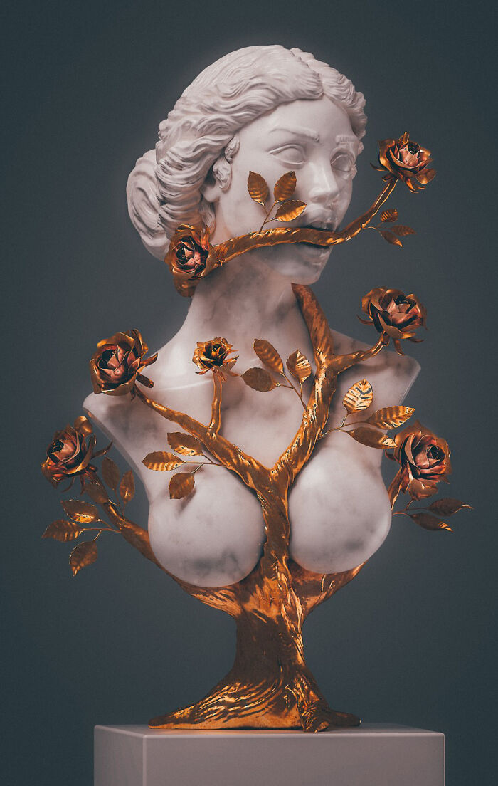 Sensual Artistry Meets Divine Beauty: My 3D Renditions Of Classical Goddesses (19 Pics)
