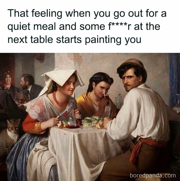 48 Hilarious Paintings From The “Ancient Memez” Instagram Account