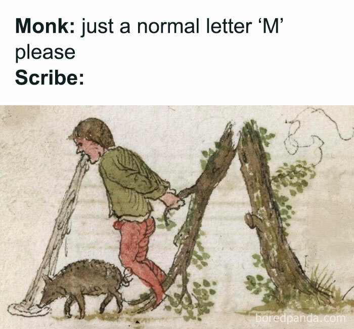 48 Hilarious Paintings From The “Ancient Memez” Instagram Account