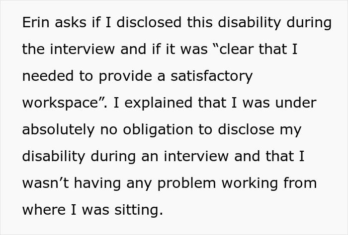 WFH Employee Quits After 4 Hours After Realizing How Dismissive Employer Is Of Their Disability WFH Employee Quits After 4 Hours After Realizing How Dismissive Employer Is Of Their Disability