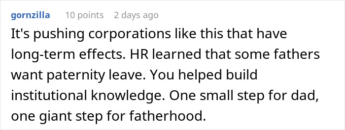 Boss Regrets Not Giving New Dad 1 Week Off After He Says He’ll Be Taking 12
