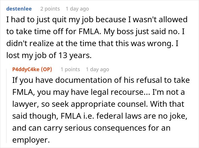 Boss Regrets Not Giving New Dad 1 Week Off After He Says He’ll Be Taking 12